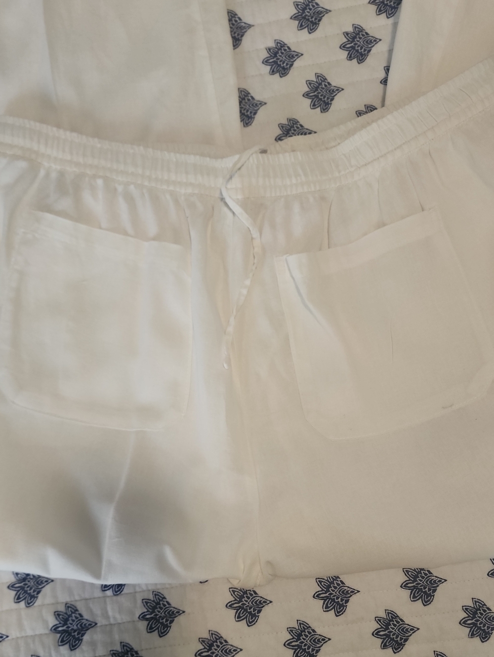 Old Navy Linen Blend Casual Pants Bundle Of 2 - Picture 4 of 12
